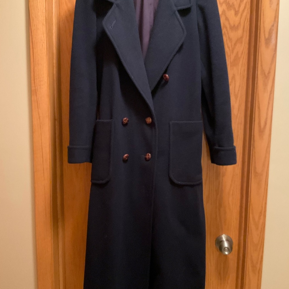 Vintage Navy Women's Trench Coat